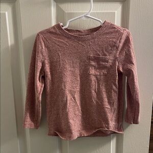 Cat & Jack Kids Long Sleeve Tee - Dusty Rose